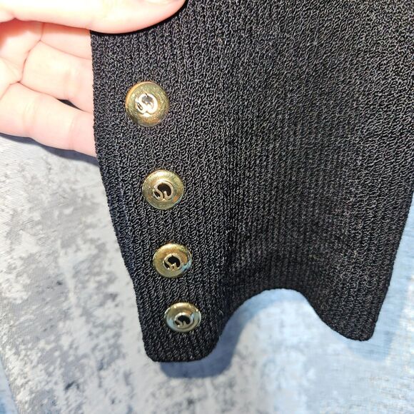 ST JOHNS Full Zip Cardigan Sweater Ribbed Size L - Picture 5 of 8